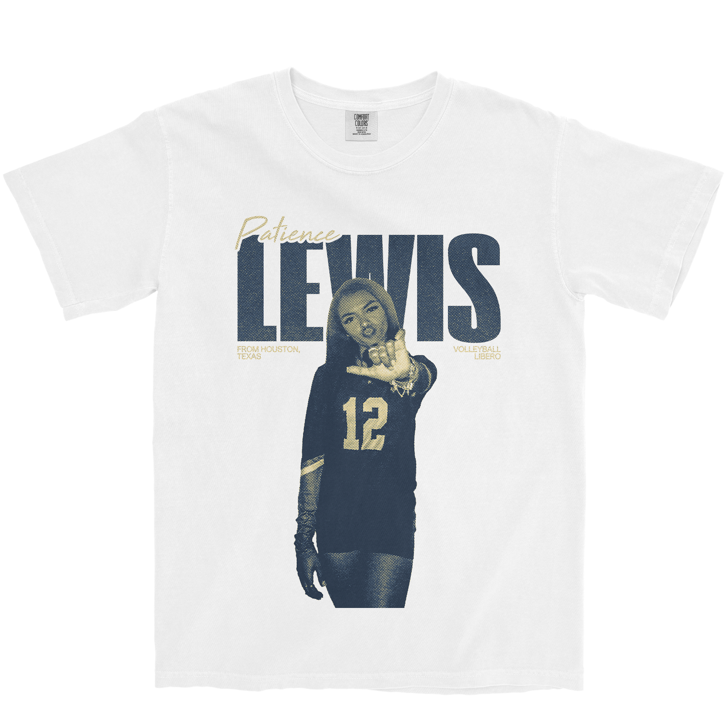 PATIENCE LEWIS VINTAGE WHITE TEE