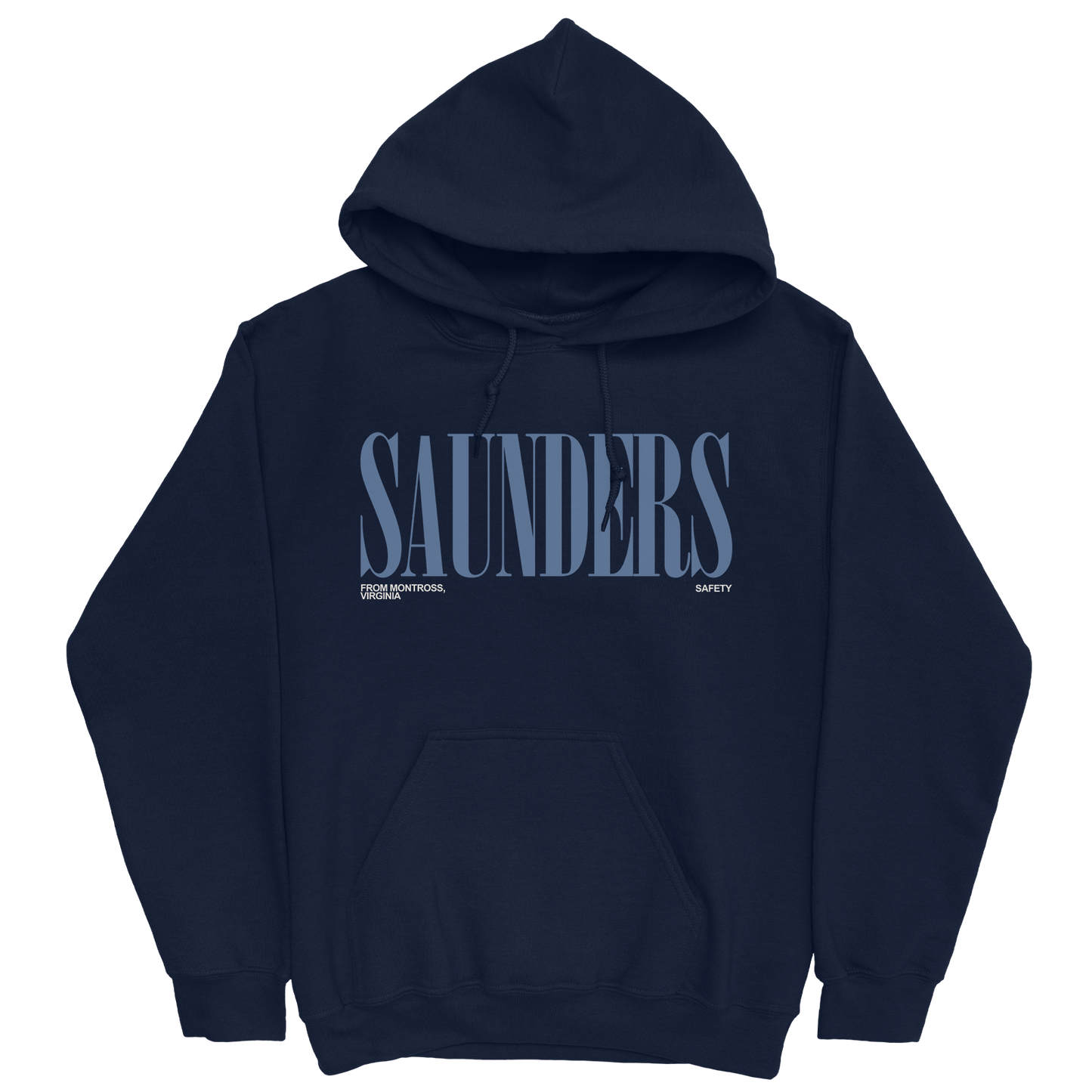 JORDAN SAUNDERS CLASSIC NAVY HOODIE