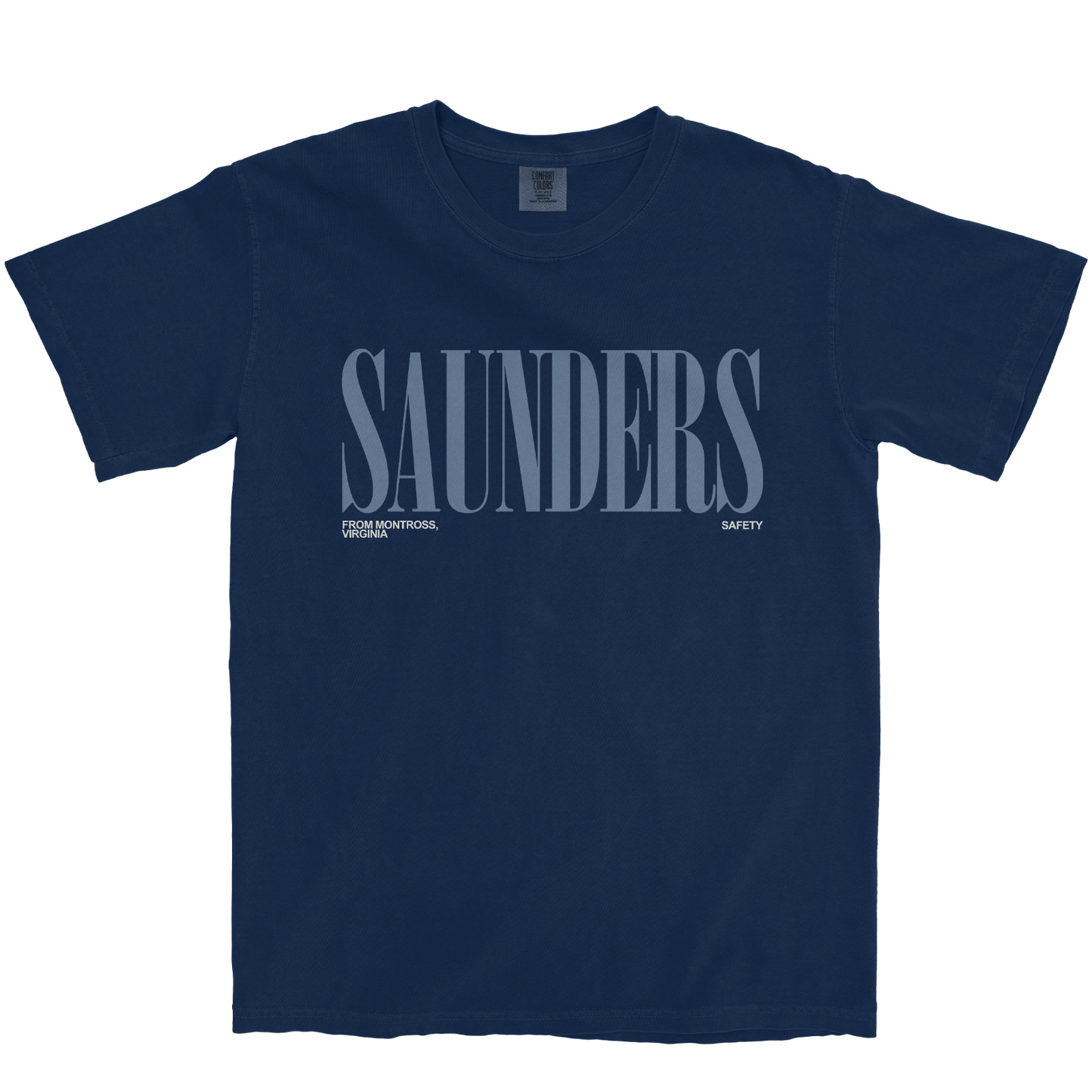 JORDAN SAUNDERS CLASSIC NAVY TEE