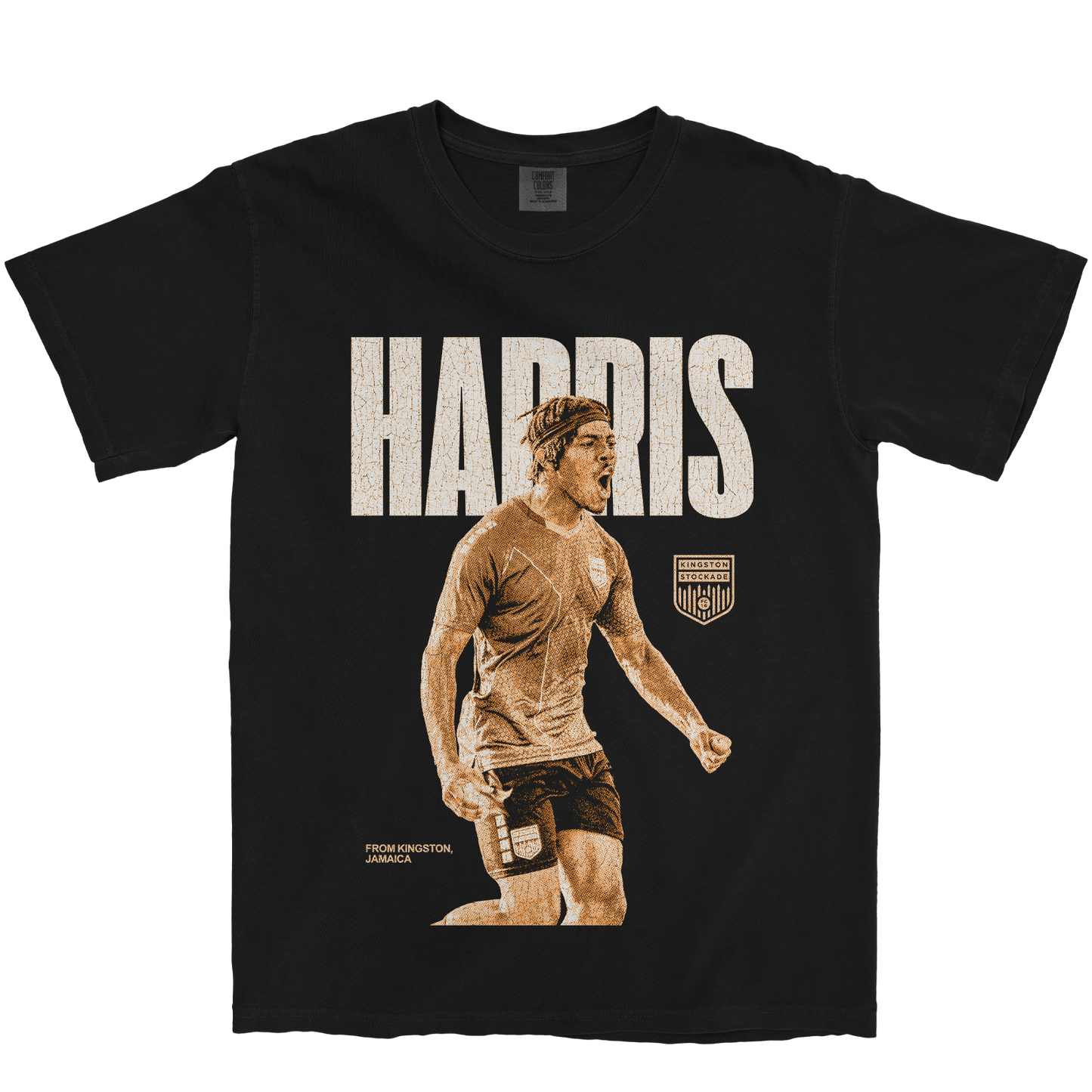 IMARI HARRIS VINTAGE BLACK TEE