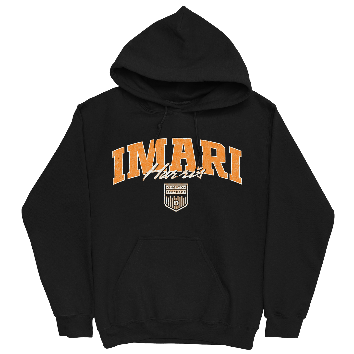 IMARI HARRIS CLASSIC BLACK HOODIE