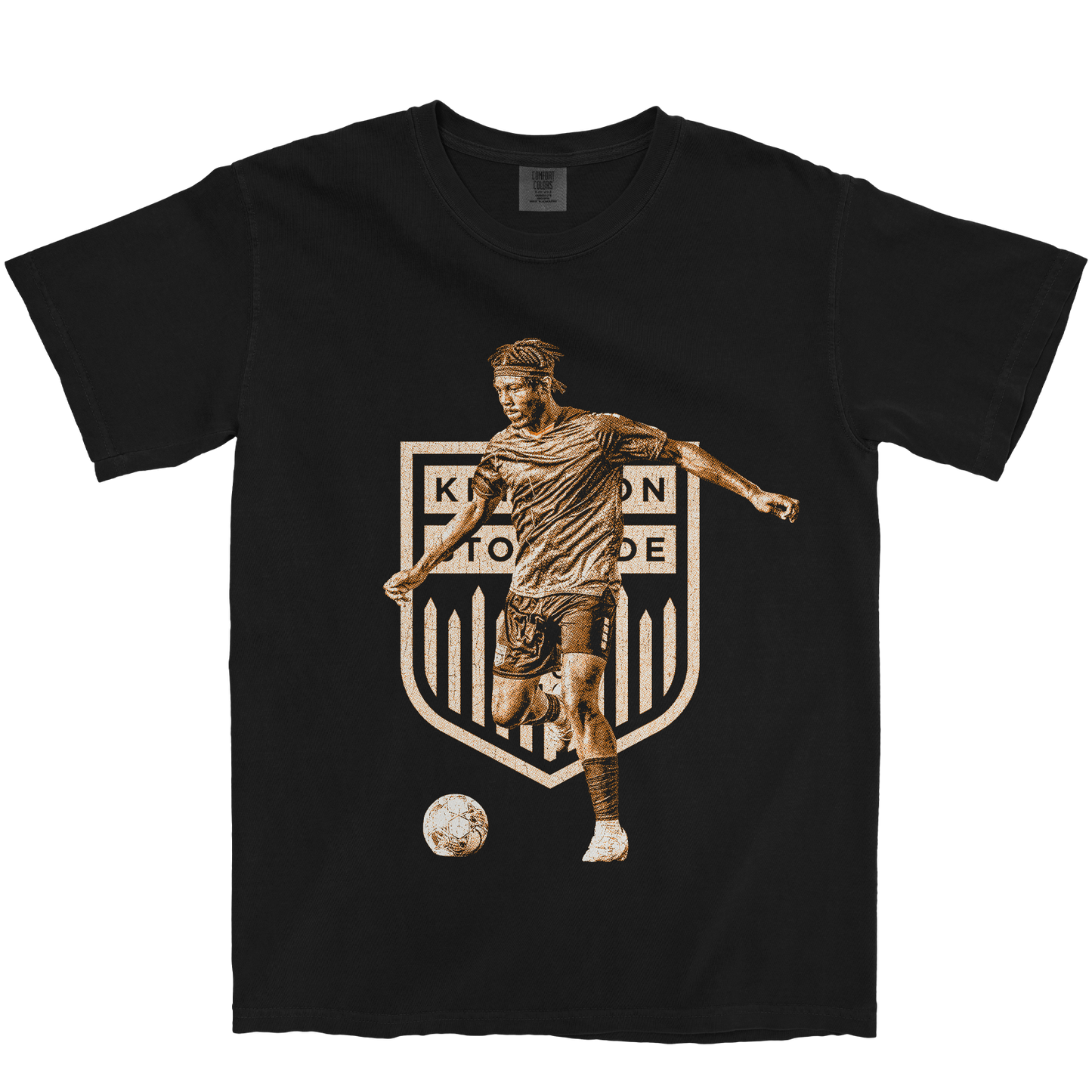 IMARI HARRIS STOCKADE BLACK TEE