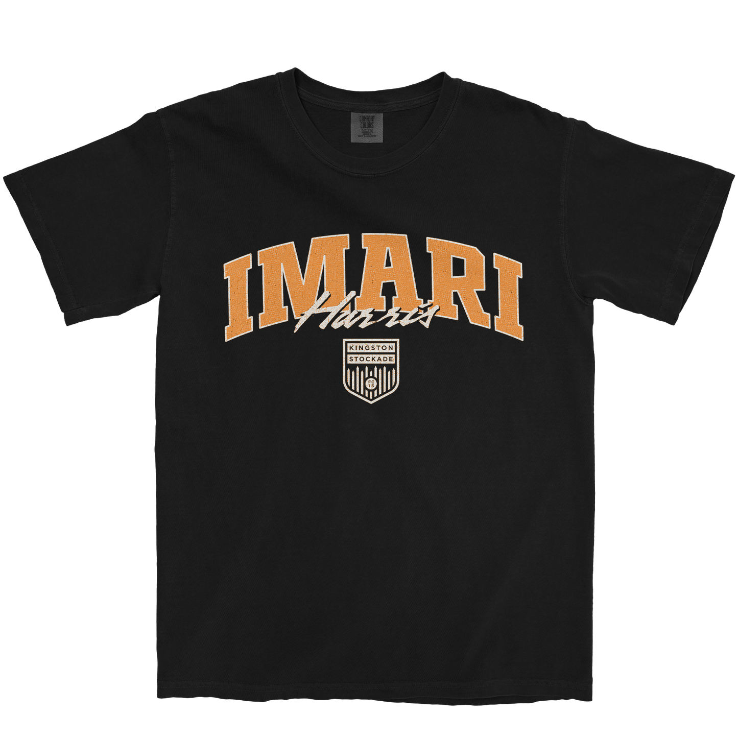 IMARI HARRIS CLASSIC BLACK TEE