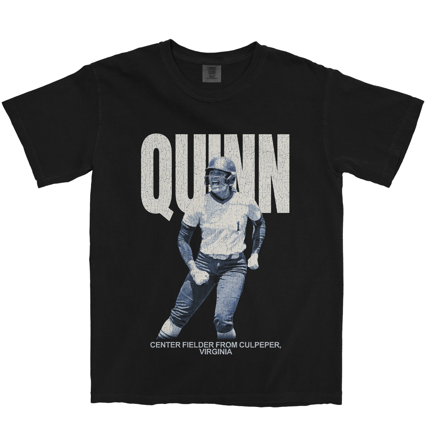 KYLEE QUINN VINTAGE BLACK TEE
