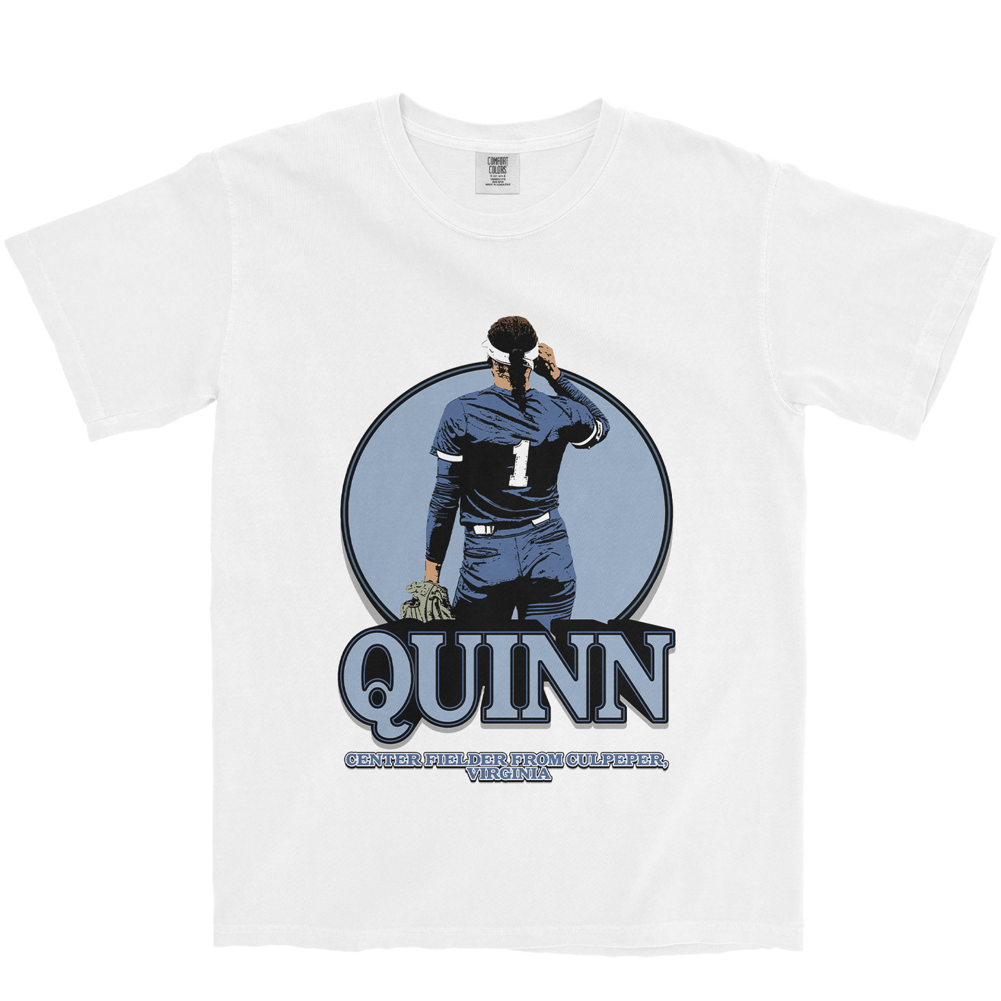 KYLEE QUINN RETRO WHITE TEE