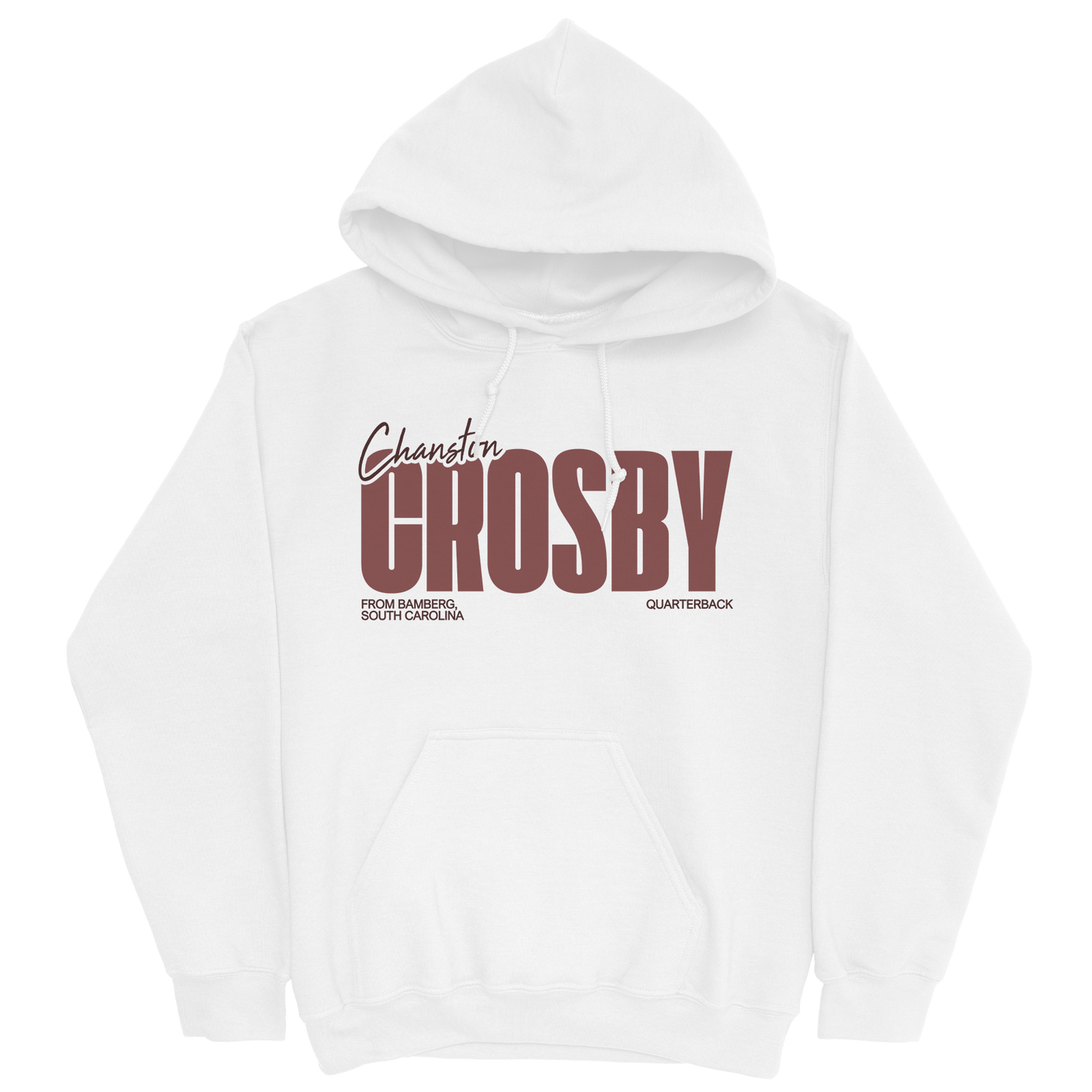 CHANSTON CROSBY CLASSIC WHITE HOODIE