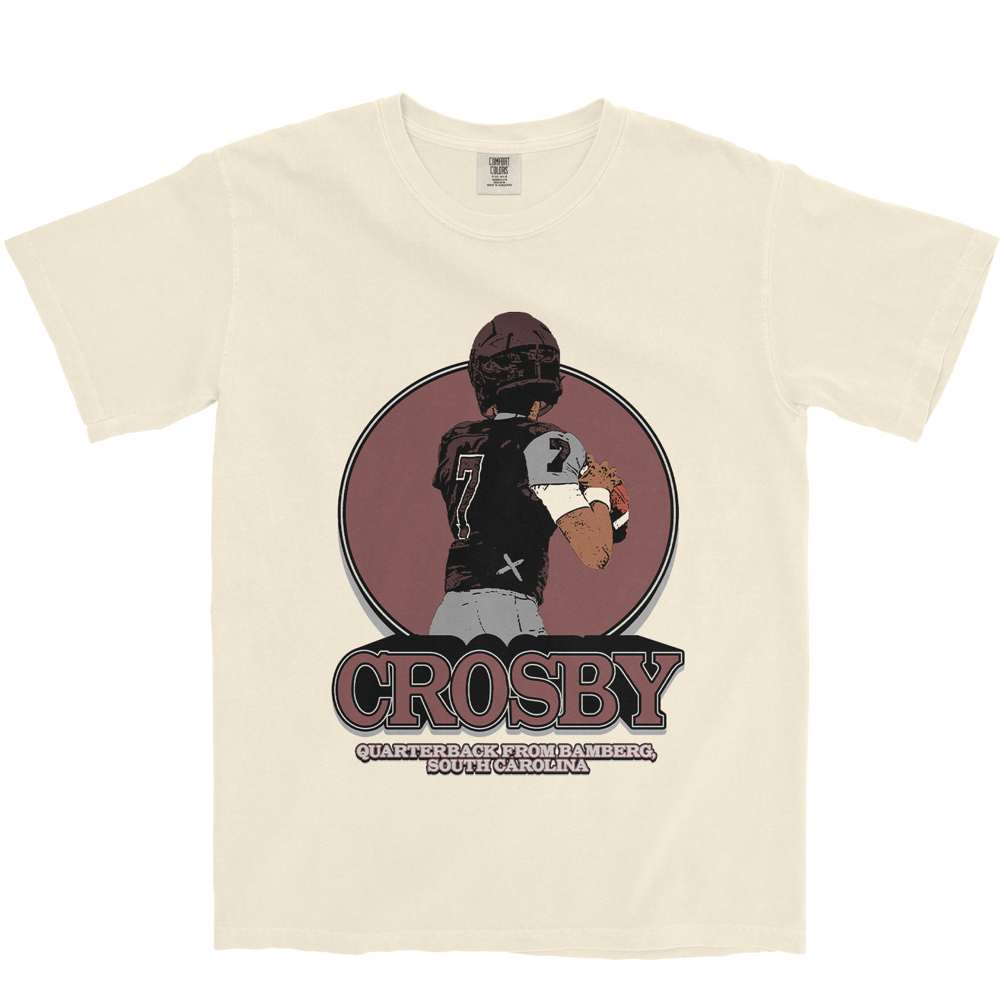 CHANSTON CROSBY RETRO IVORY TEE