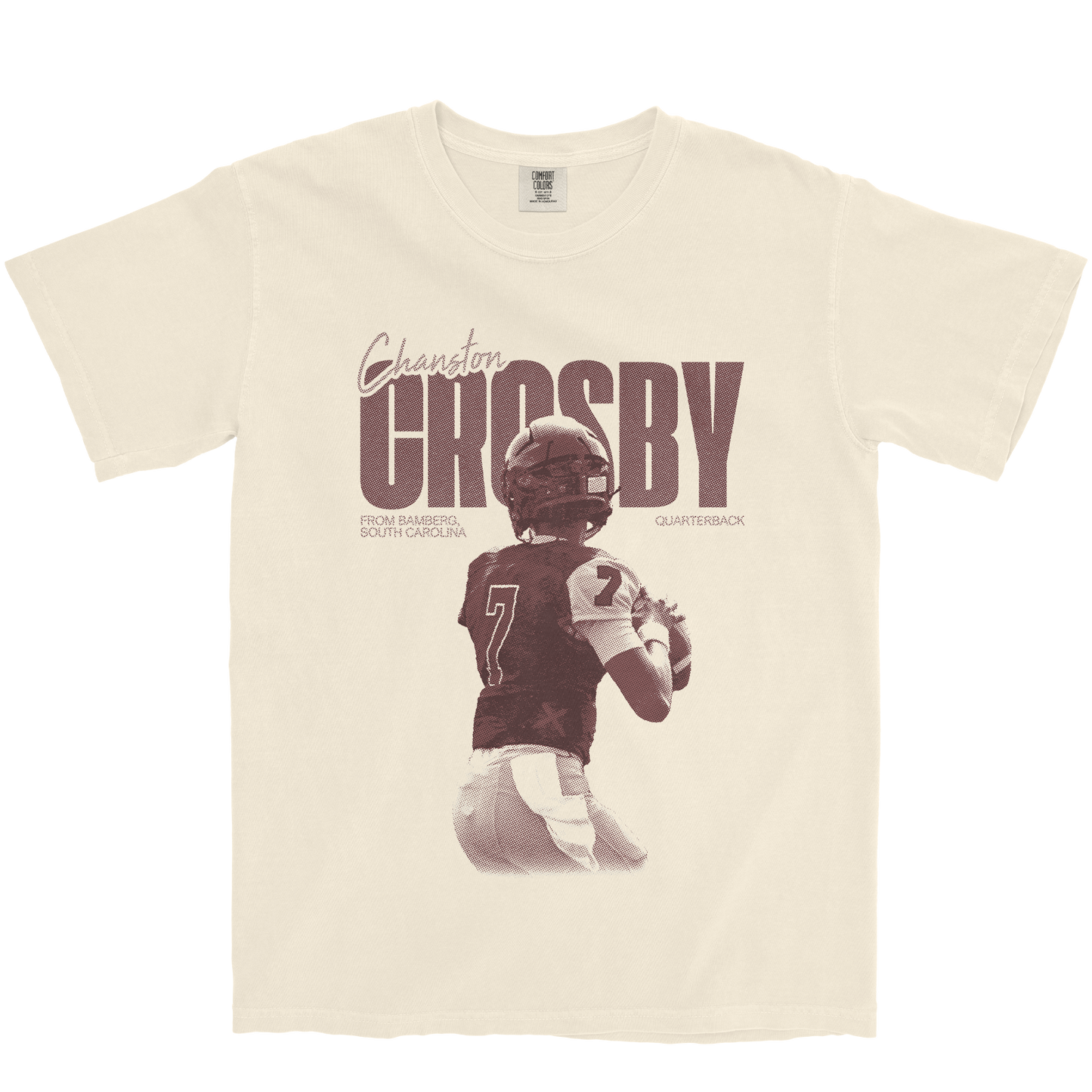 CHANSTON CROSBY VINTAGE IVORY TEE