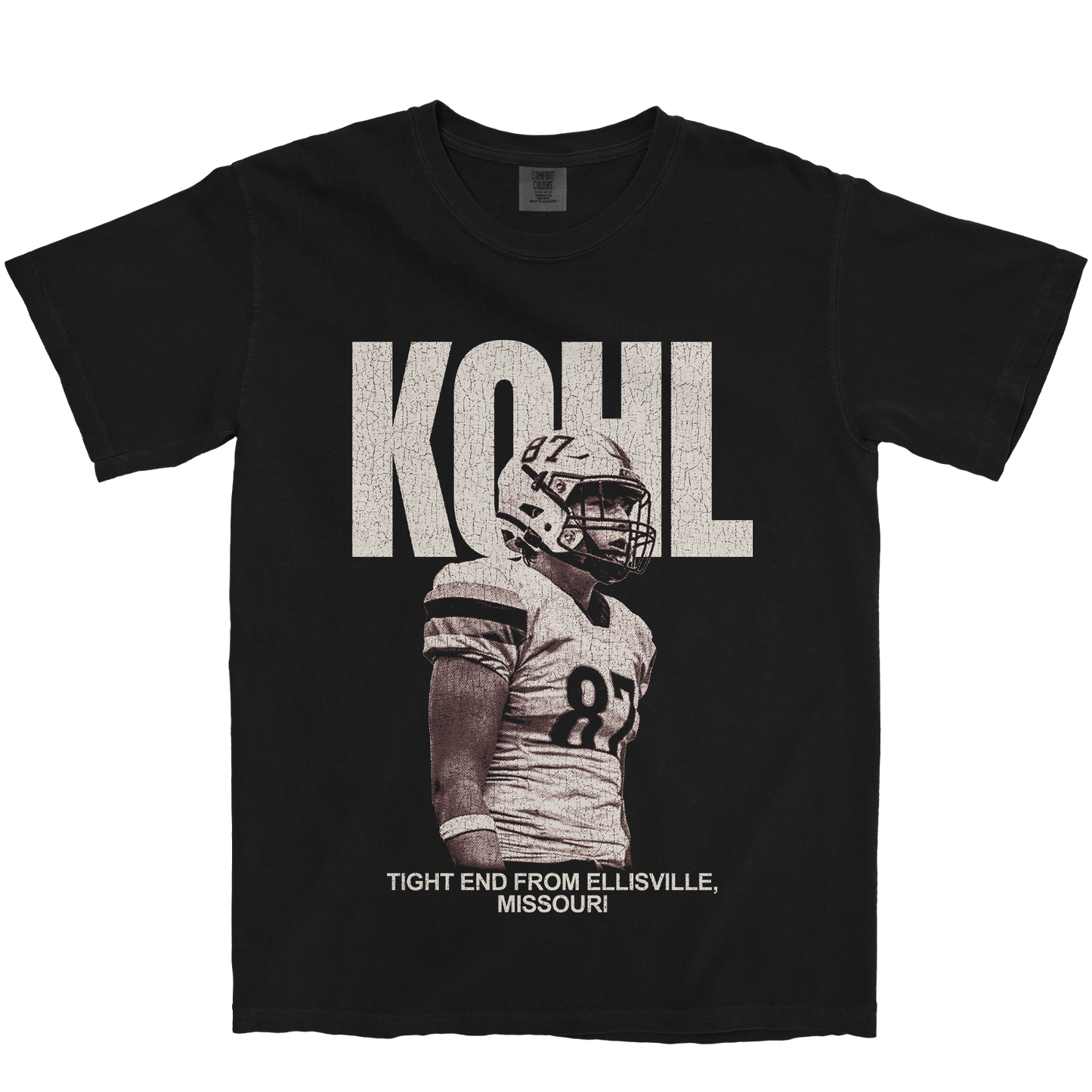 JACKSON KOHL VINTAGE BLACK TEE