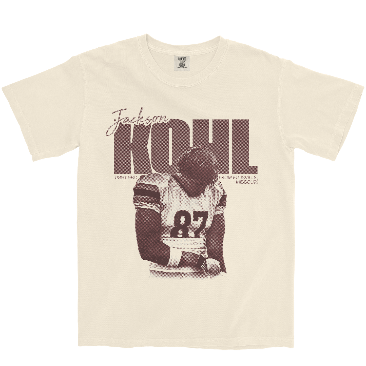 JACKSON KOHL VINTAGE IVORY TEE