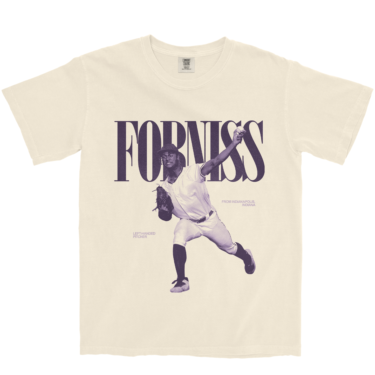CHRISTIAN FORNISS VINTAGE IVORY TEE