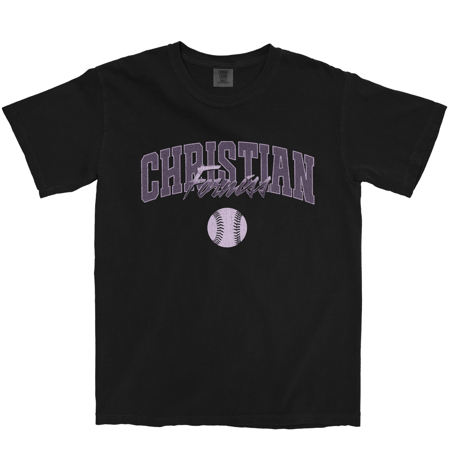 CHRISTIAN FORNISS CLASSIC BLACK TEE