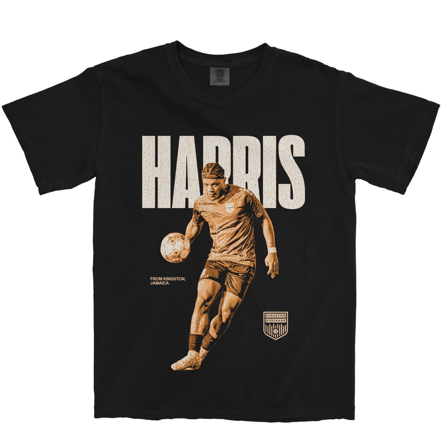 IYARE HARRIS VINTAGE BLACK TEE