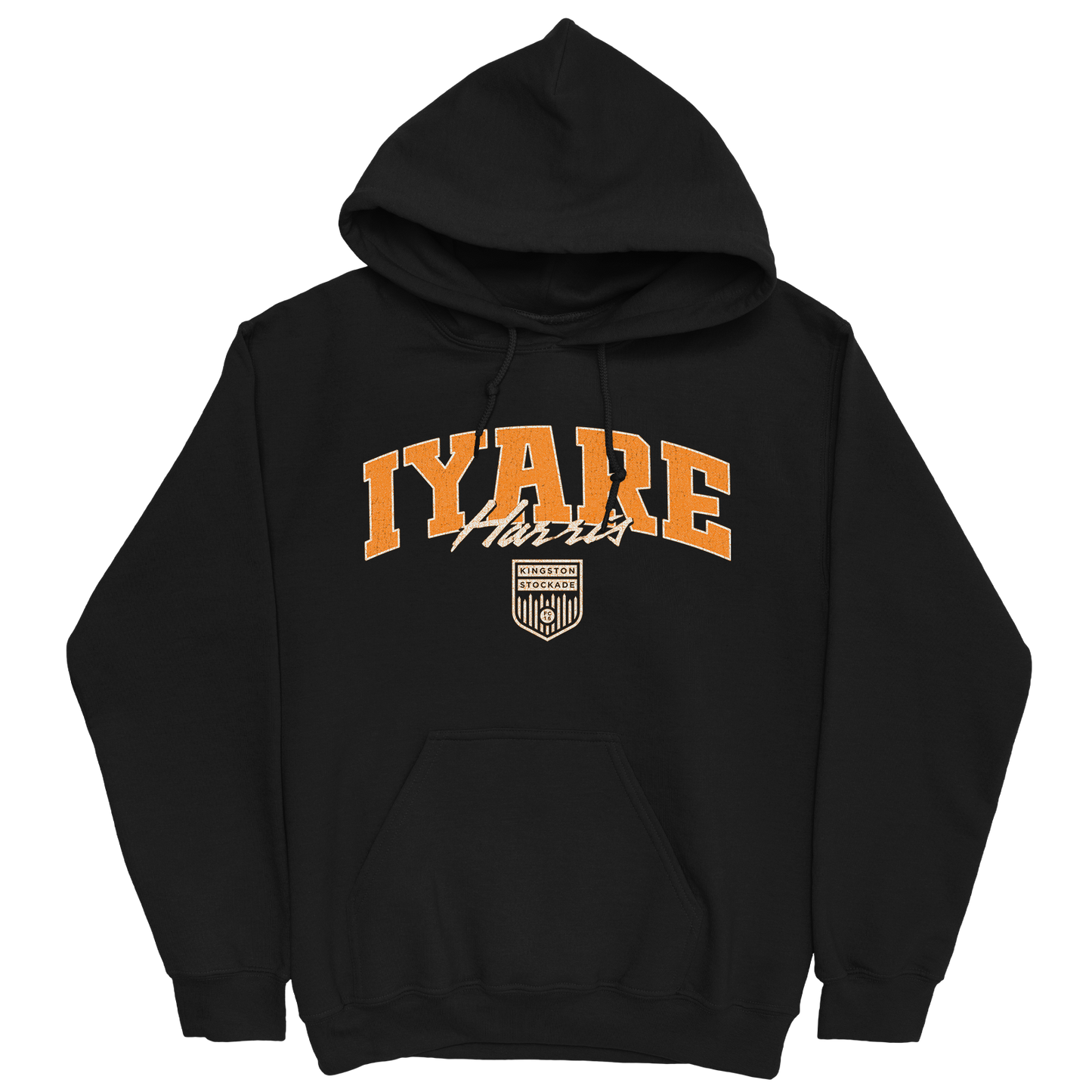 IYARE HARRIS CLASSIC BLACK HOODIE