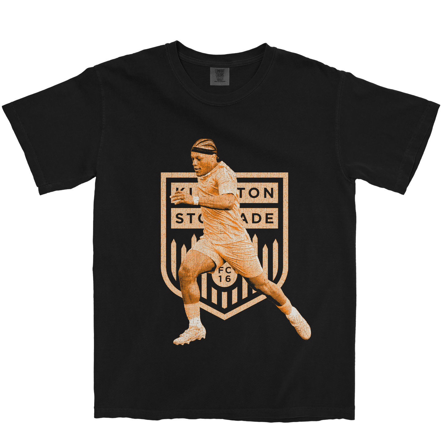 IYARE HARRIS STOCKADE BLACK TEE