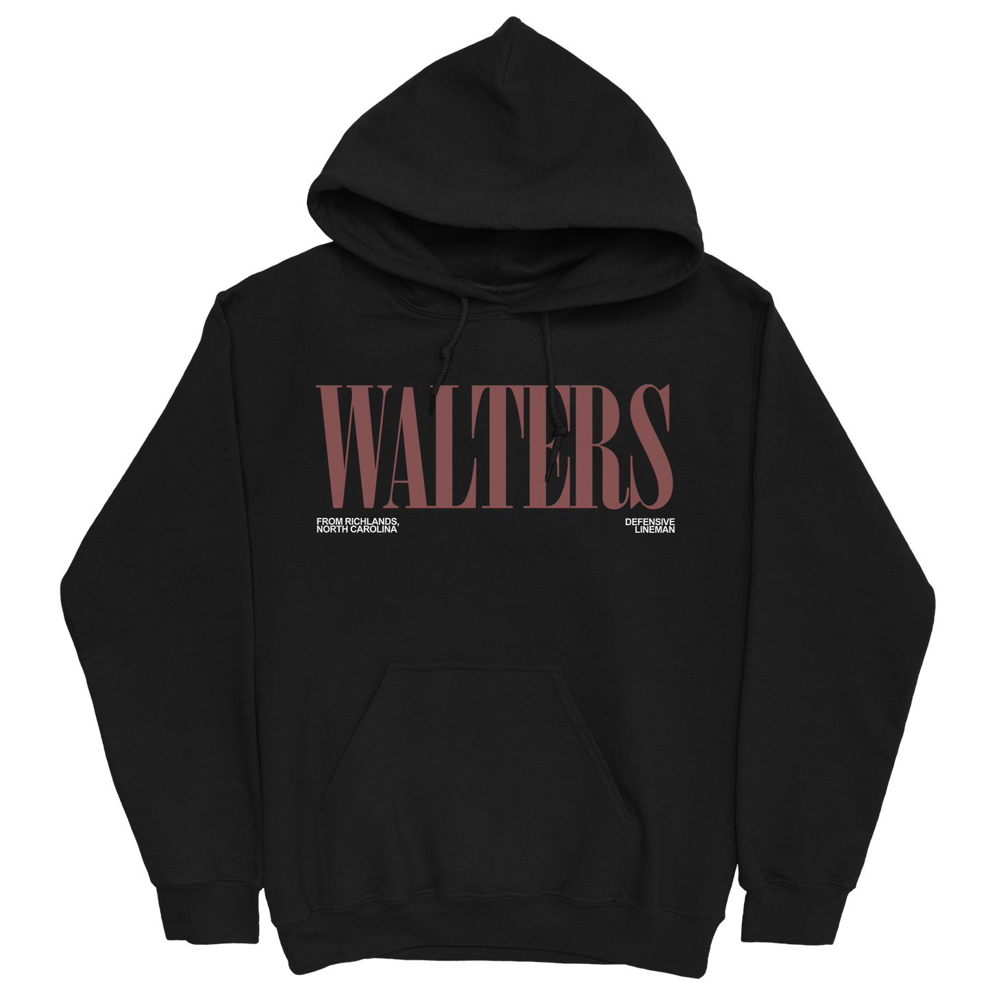 ZARION WALTERS CLASSIC BLACK HOODIE