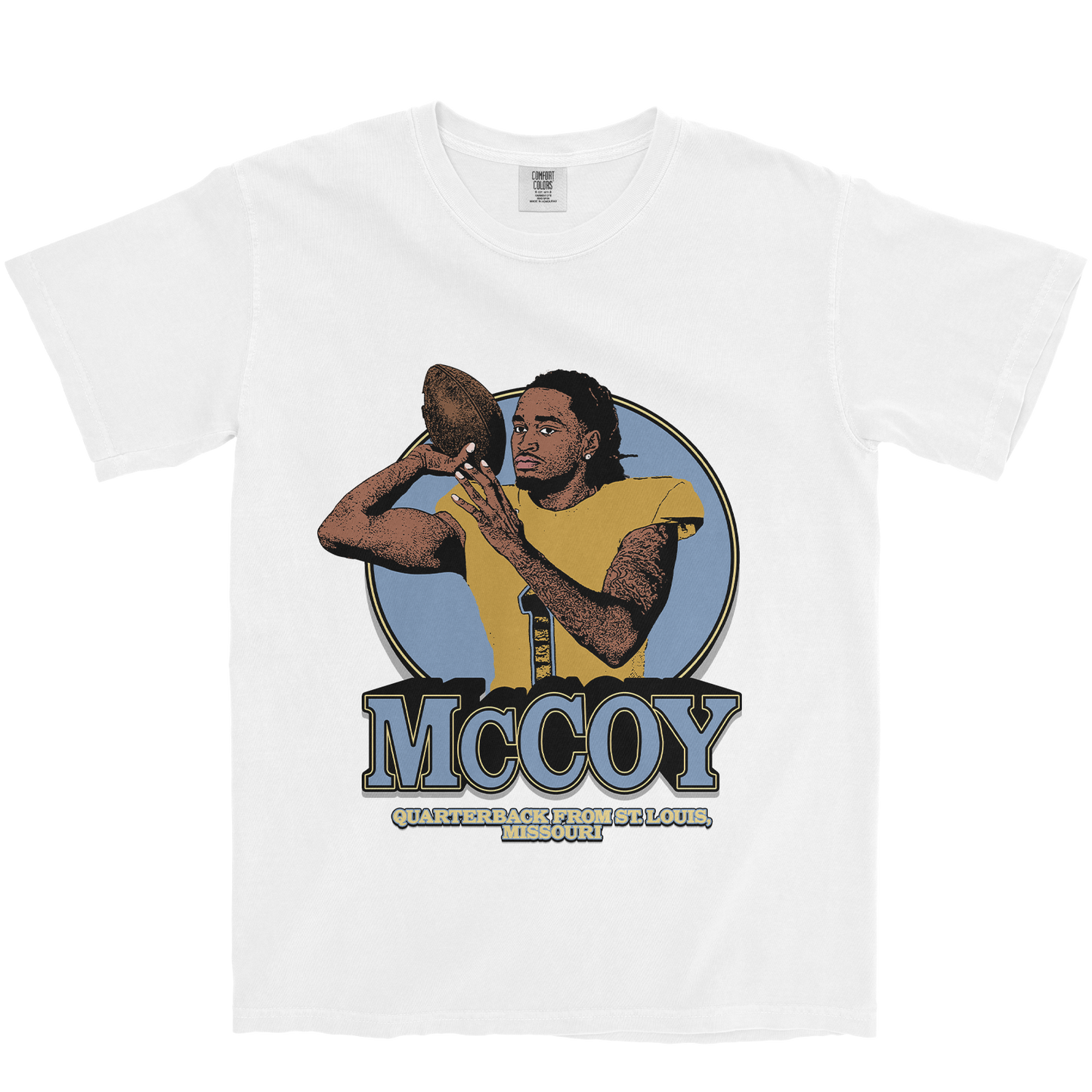 CAM'RON MCCOY RETRO WHITE TEE