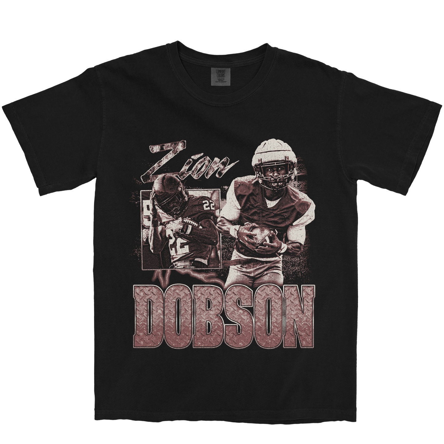 ZION DOBSON GRAPHIC BLACK TEE