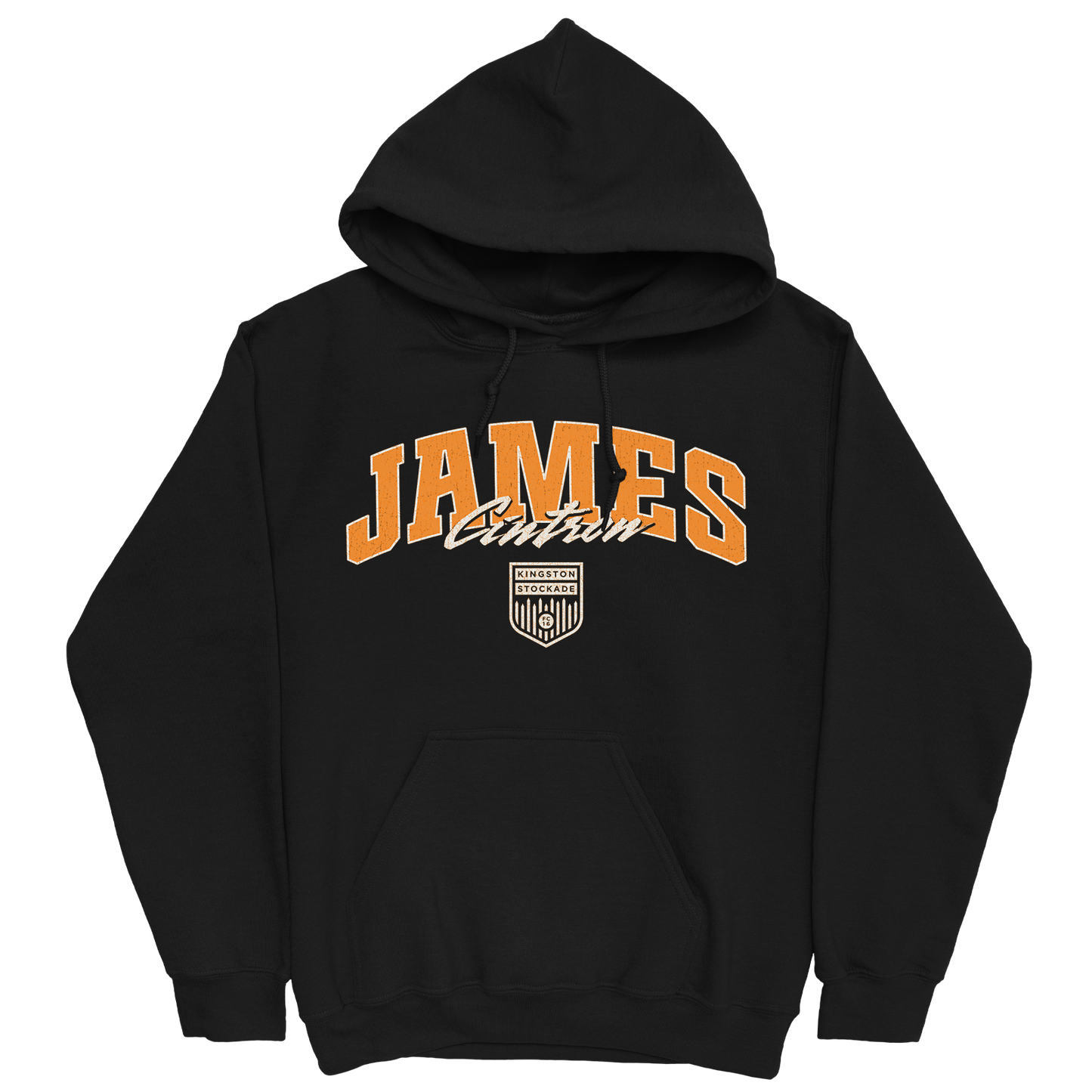 JAMES CINTRON CLASSIC BLACK HOODIE