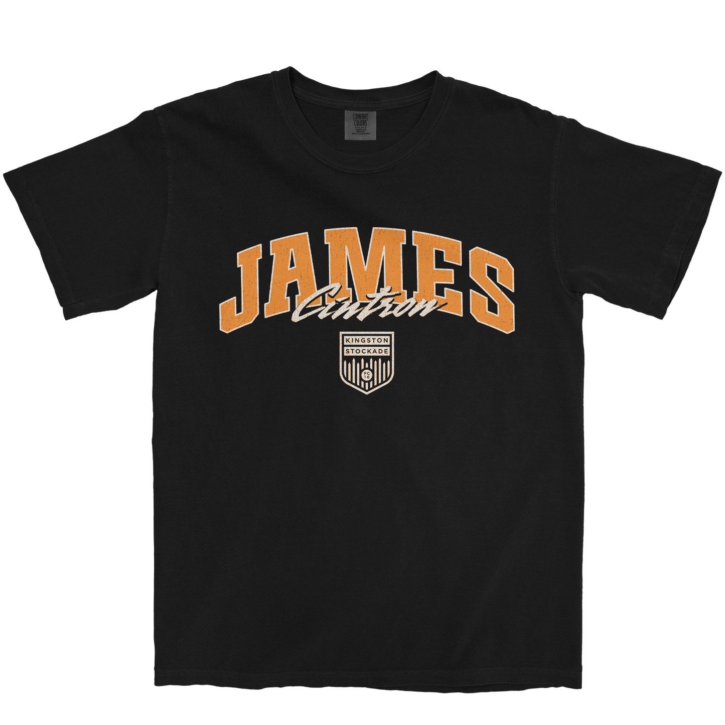 JAMES CINTRON CLASSIC BLACK TEE