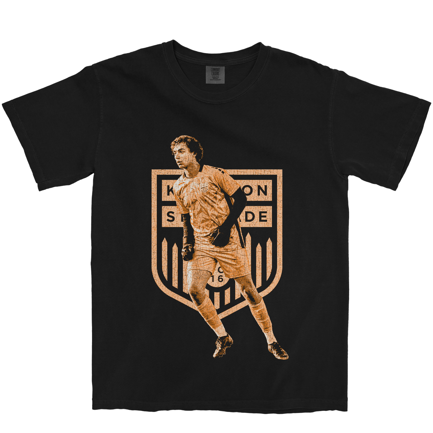 JAMES CINTRON STOCKADE BLACK TEE