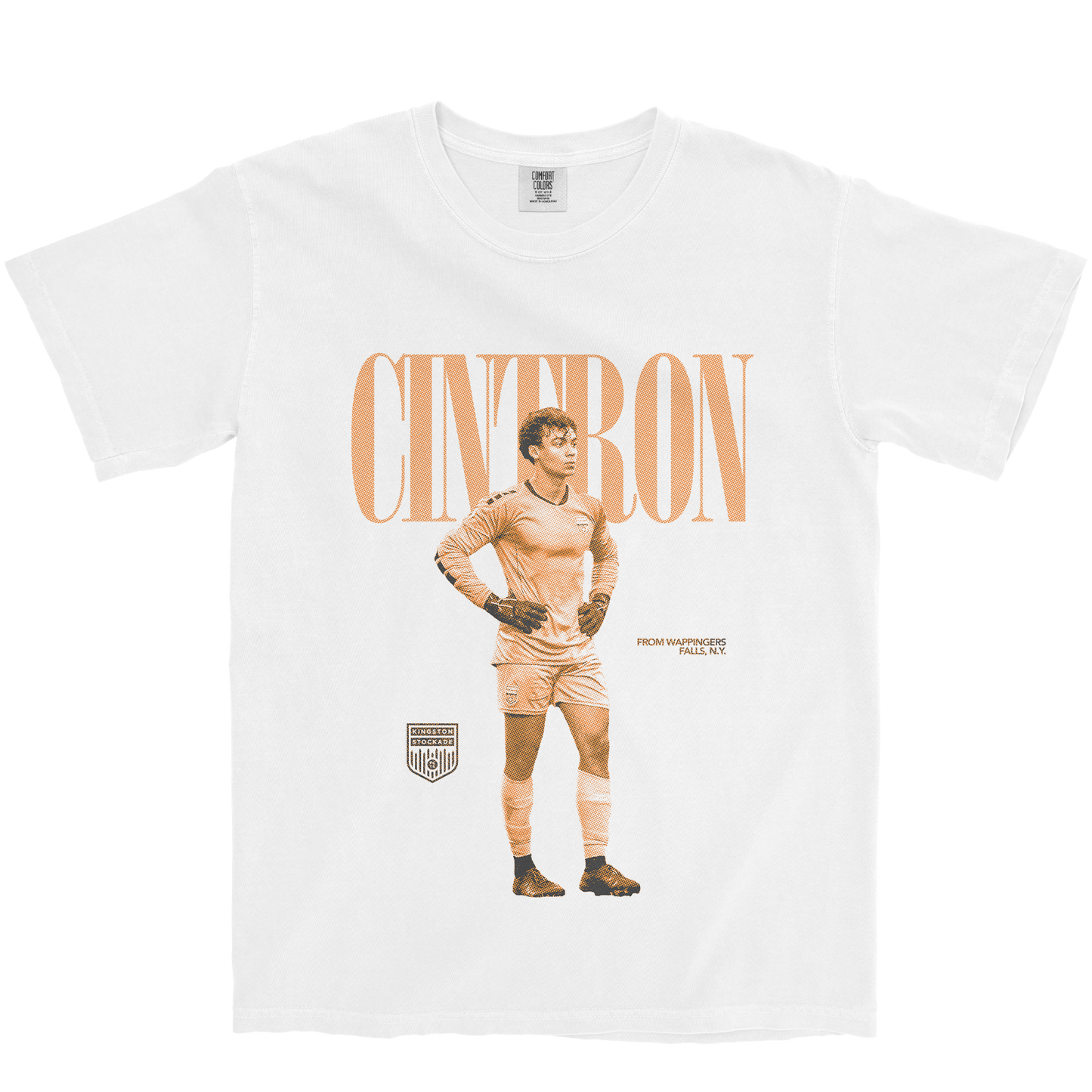 JAMES CINTRON VINTAGE WHITE TEE