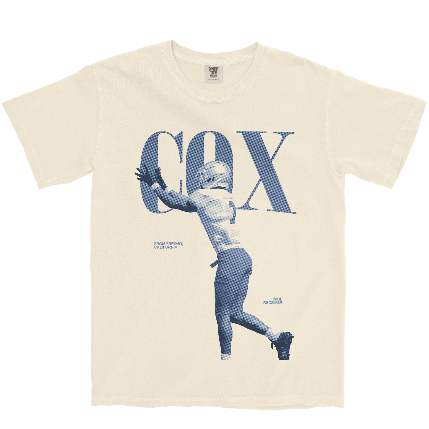 NAHZAE COX VINTAGE IVORY TEE