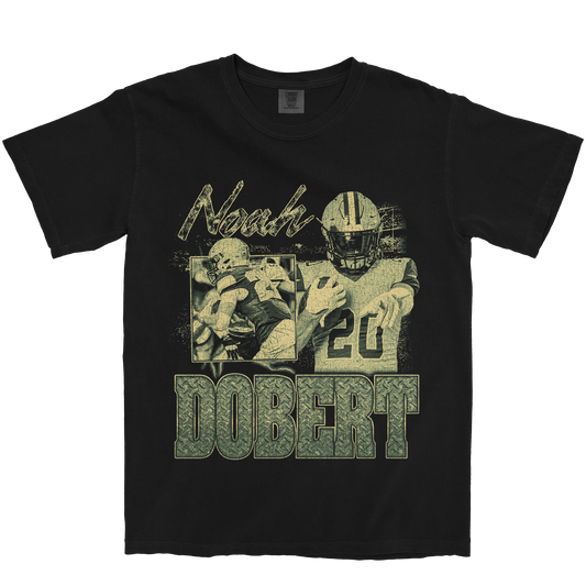 NOAH DOBERT GRAPHIC BLACK TEE