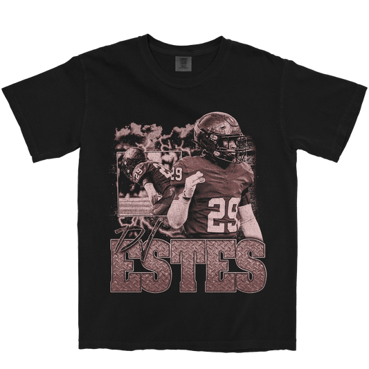 DJ ESTES GRAPHIC BLACK TEE