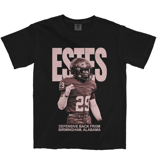 DJ ESTES VINTAGE BLACK TEE