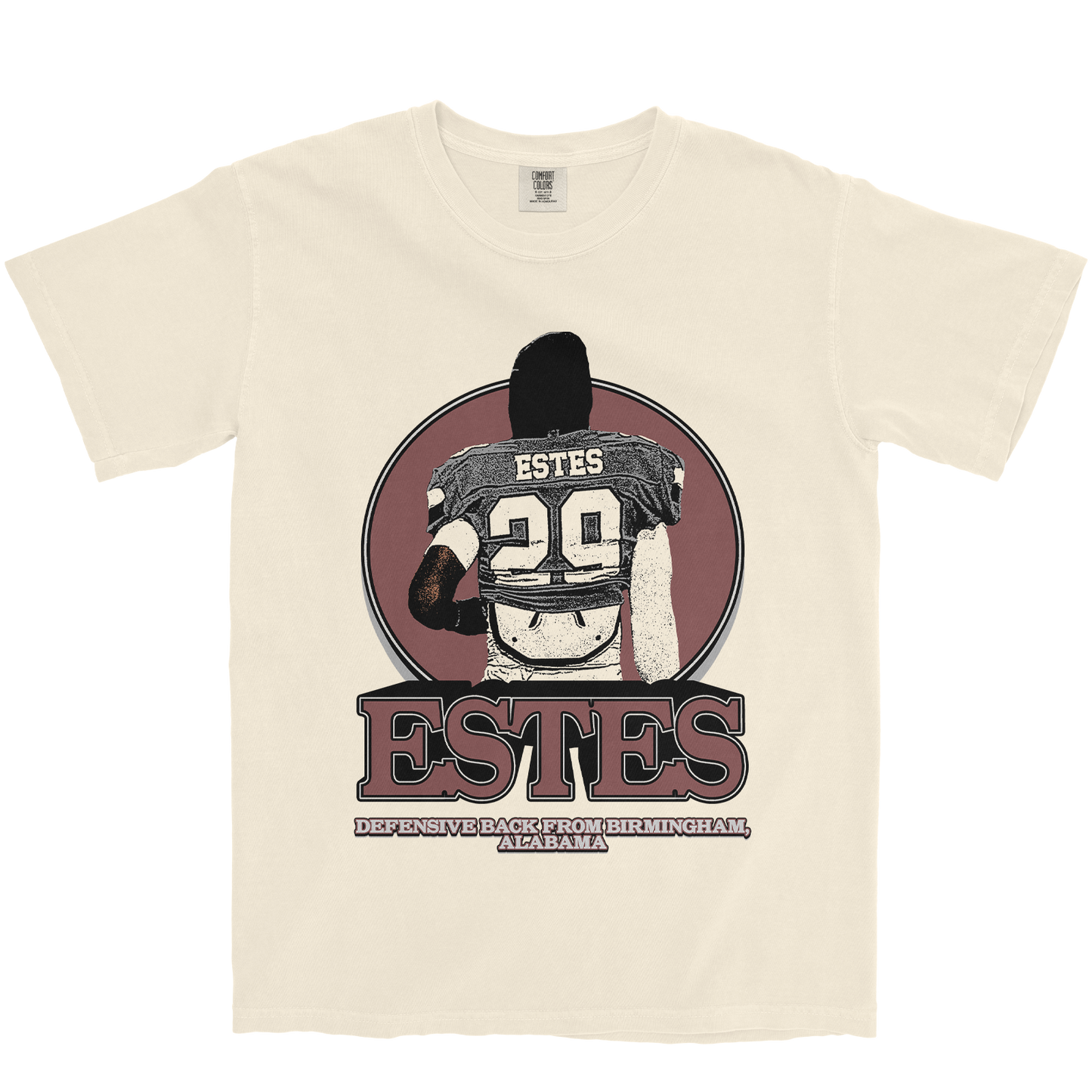 DJ ESTES RETRO IVORY TEE