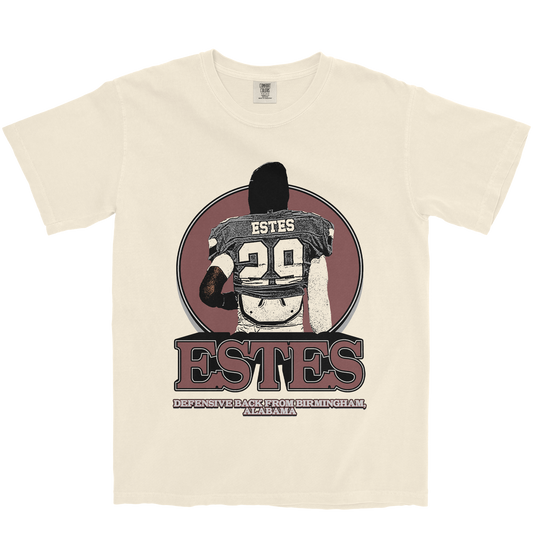 DJ ESTES RETRO IVORY TEE