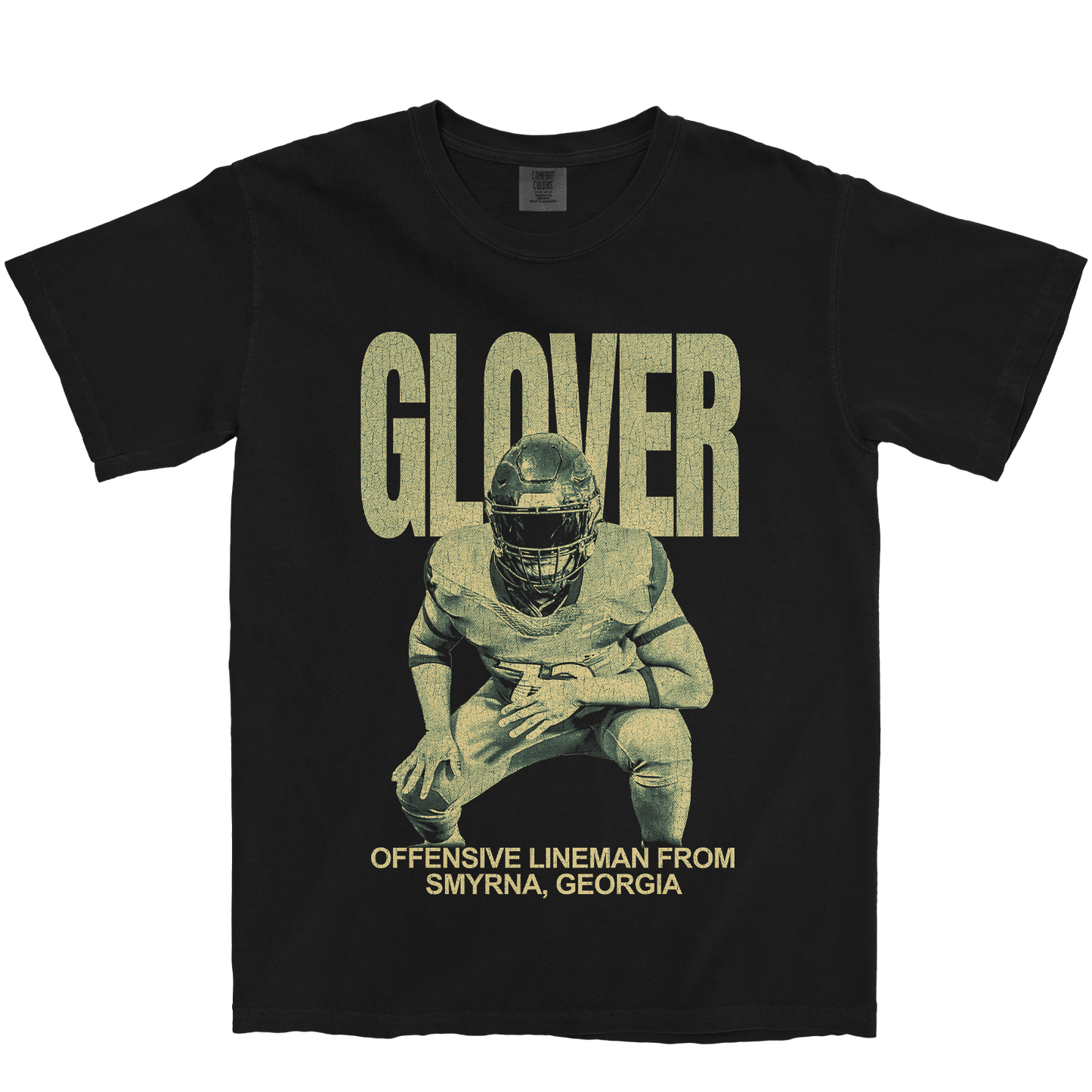 MILES GLOVER VINTAGE BLACK TEE