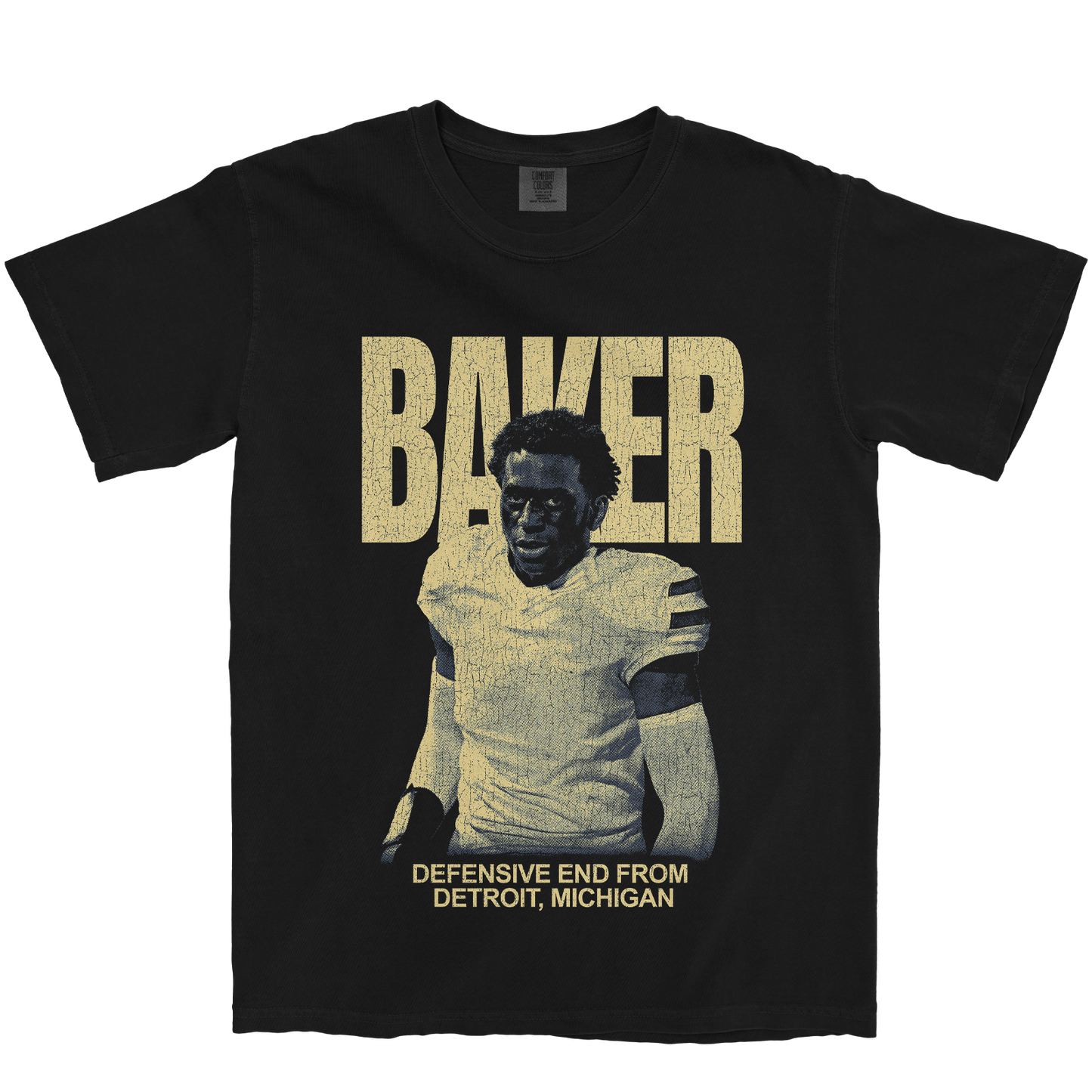 JOHN BAKER IV VINTAGE BLACK TEE