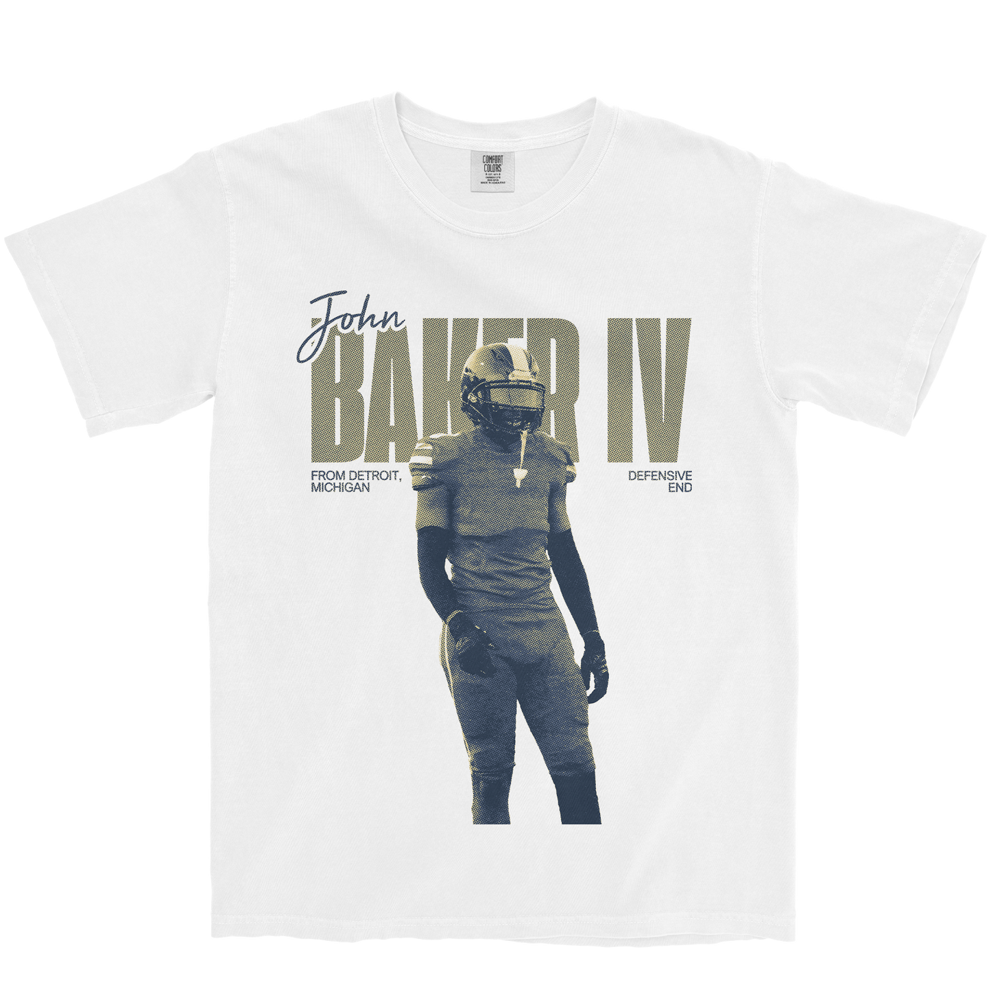 JOHN BAKER IV VINTAGE WHITE TEE