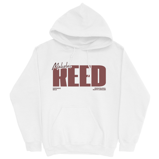 MALCOLM REED CLASSIC WHITE HOODIE