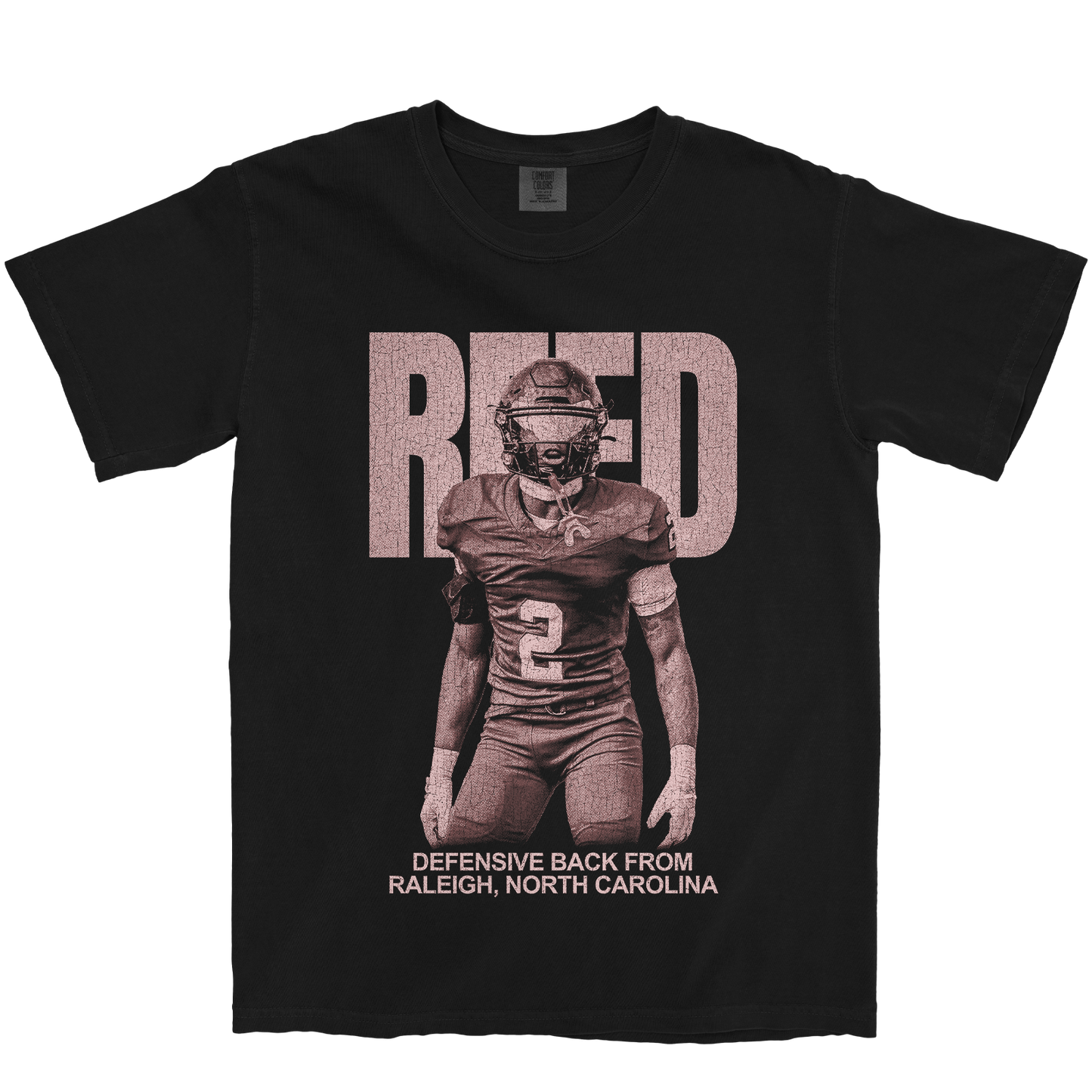 MALCOLM REED VINTAGE BLACK TEE