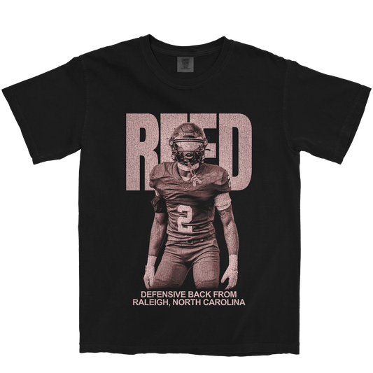 MALCOLM REED VINTAGE BLACK TEE