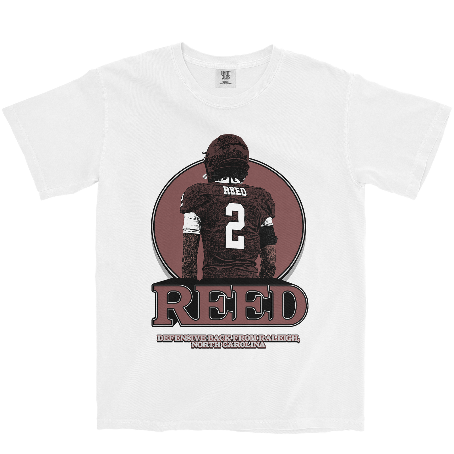 MALCOLM REED VINTAGE WHITE TEE