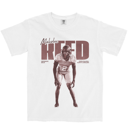 MALCOLM REED VINTAGE WHITE TEE