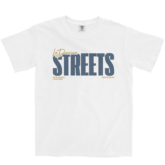 LADANIAN STREETS CLASSIC WHITE TEE