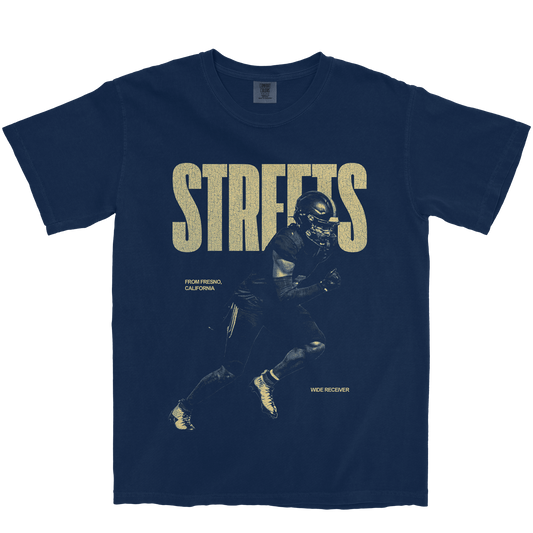 LADANIAN STREETS VINTAGE NAVY TEE