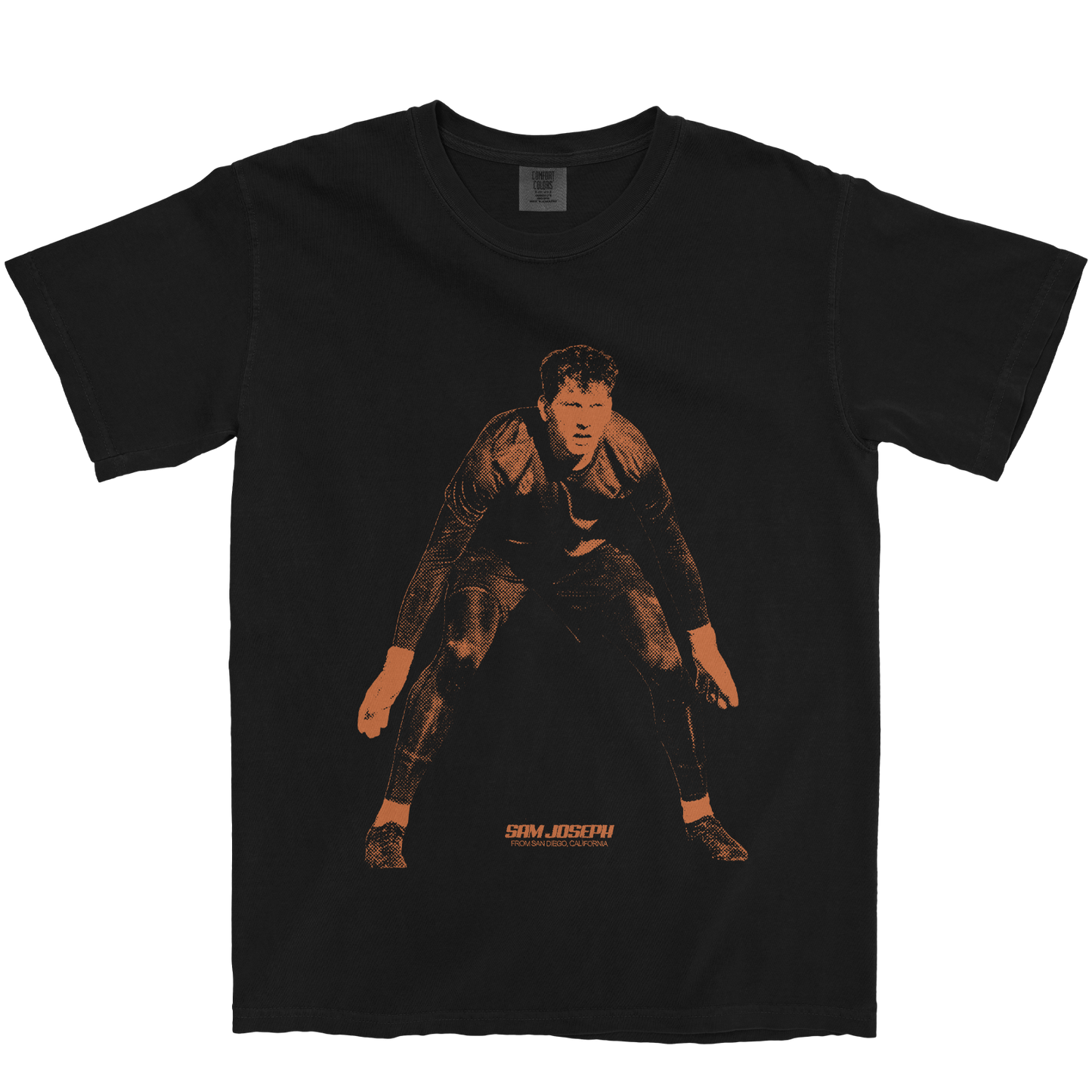 SAM JOSEPH GOALIE BLACK TEE