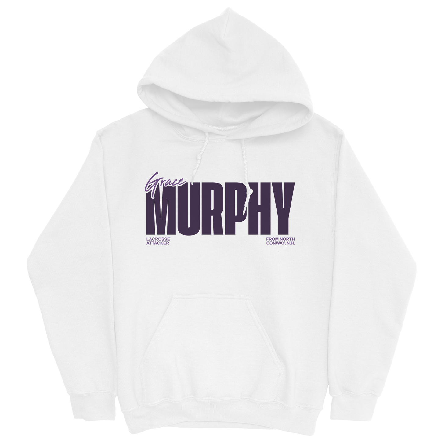 GRACE MURPHY CLASSIC WHITE HOODIE