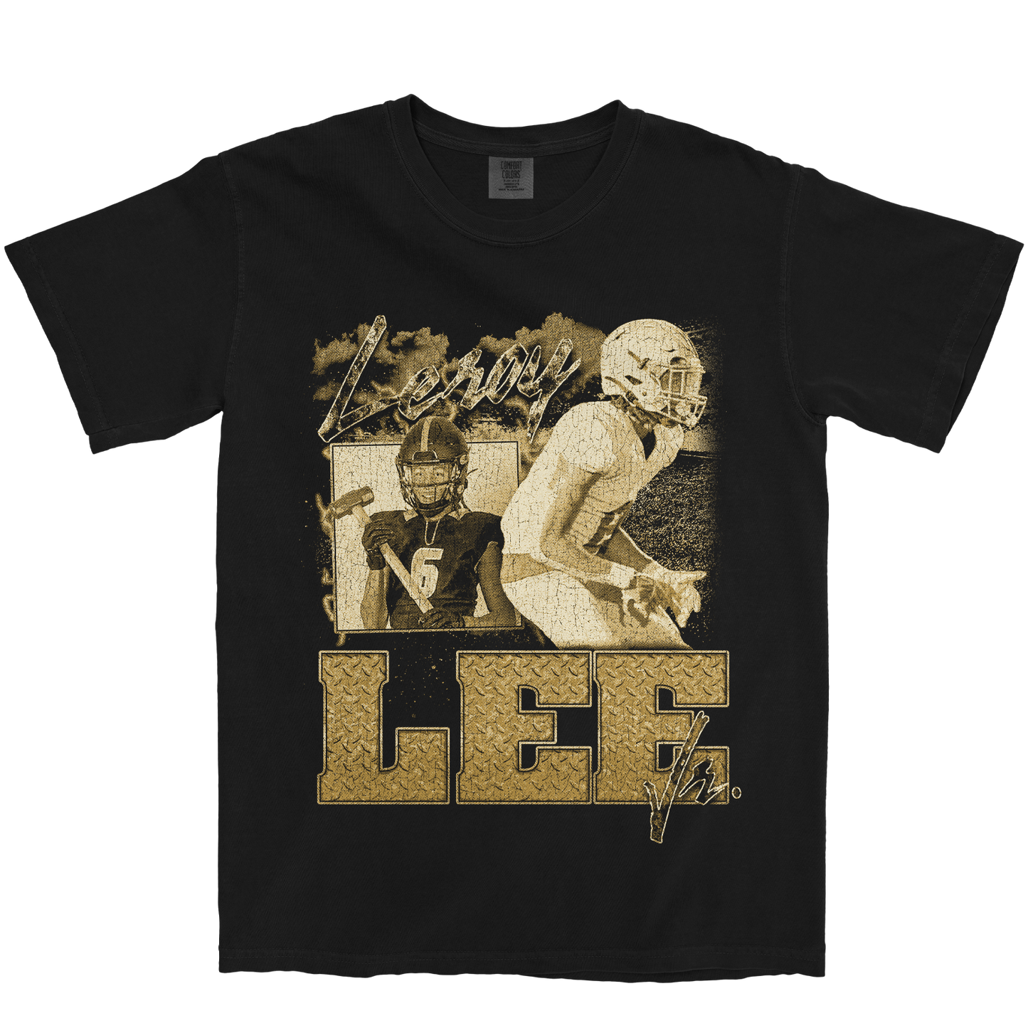 LEROY LEE JR. GRAPHIC BLACK TEE