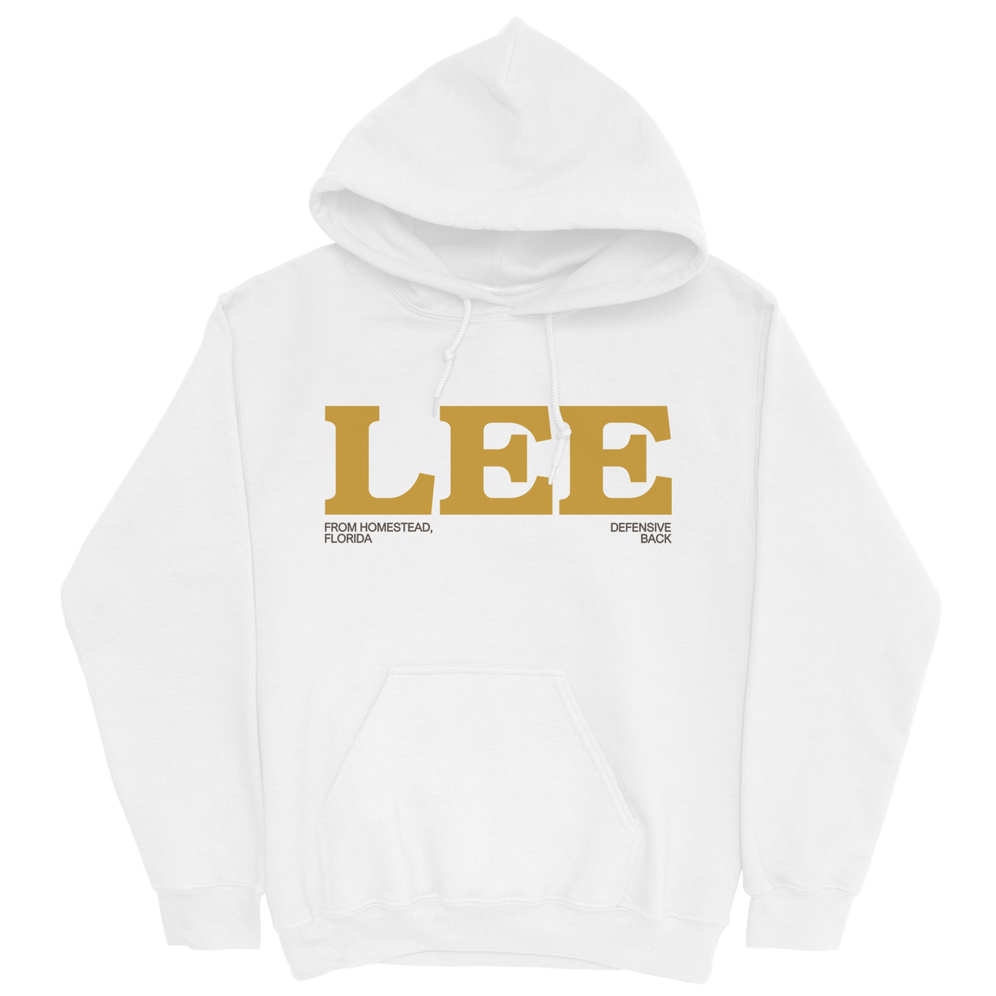 LEROY LEE JR. CLASSIC WHITE HOODIE