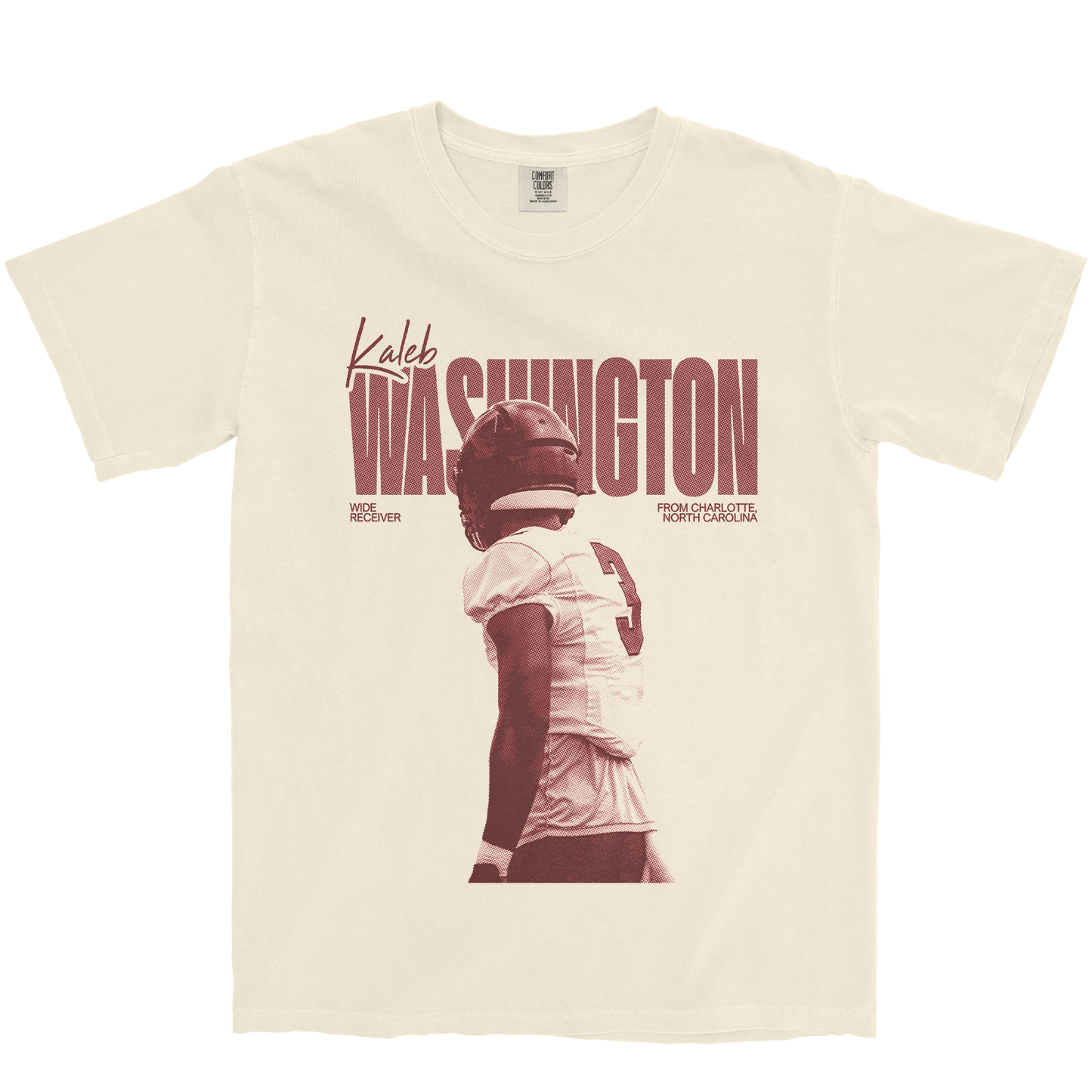 KALEB WASHINGTON VINTAGE IVORY TEE