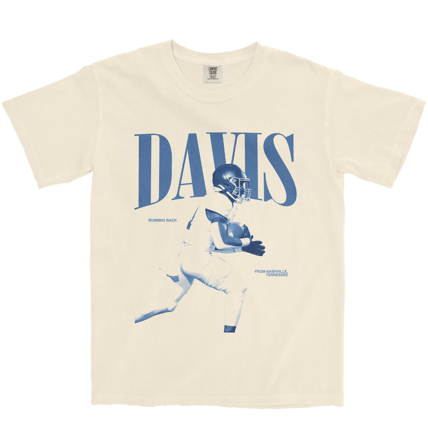 BROOKLEN DAVIS VINTAGE IVORY TEE