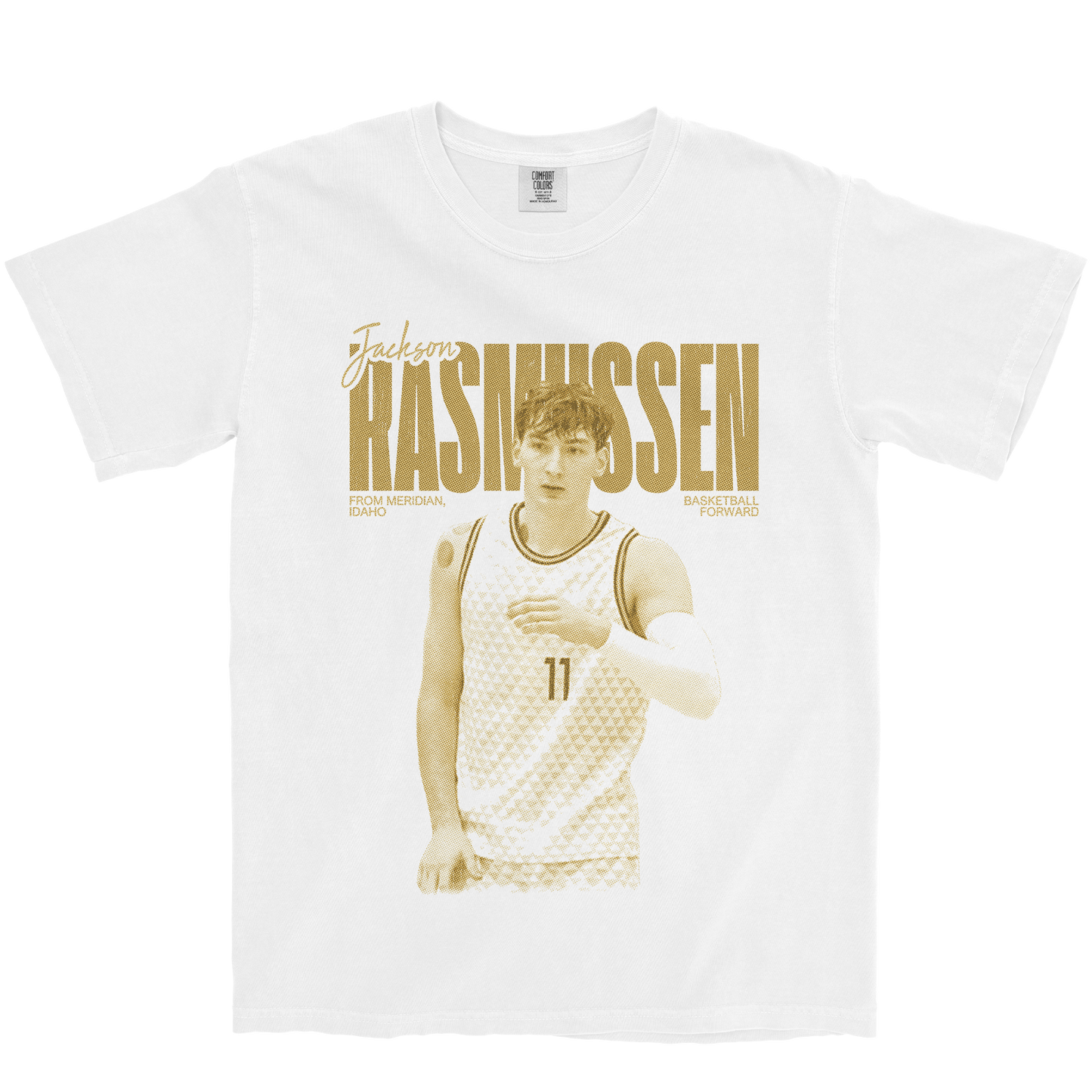 JACKSON RASMUSSEN VINTAGE WHITE TEE