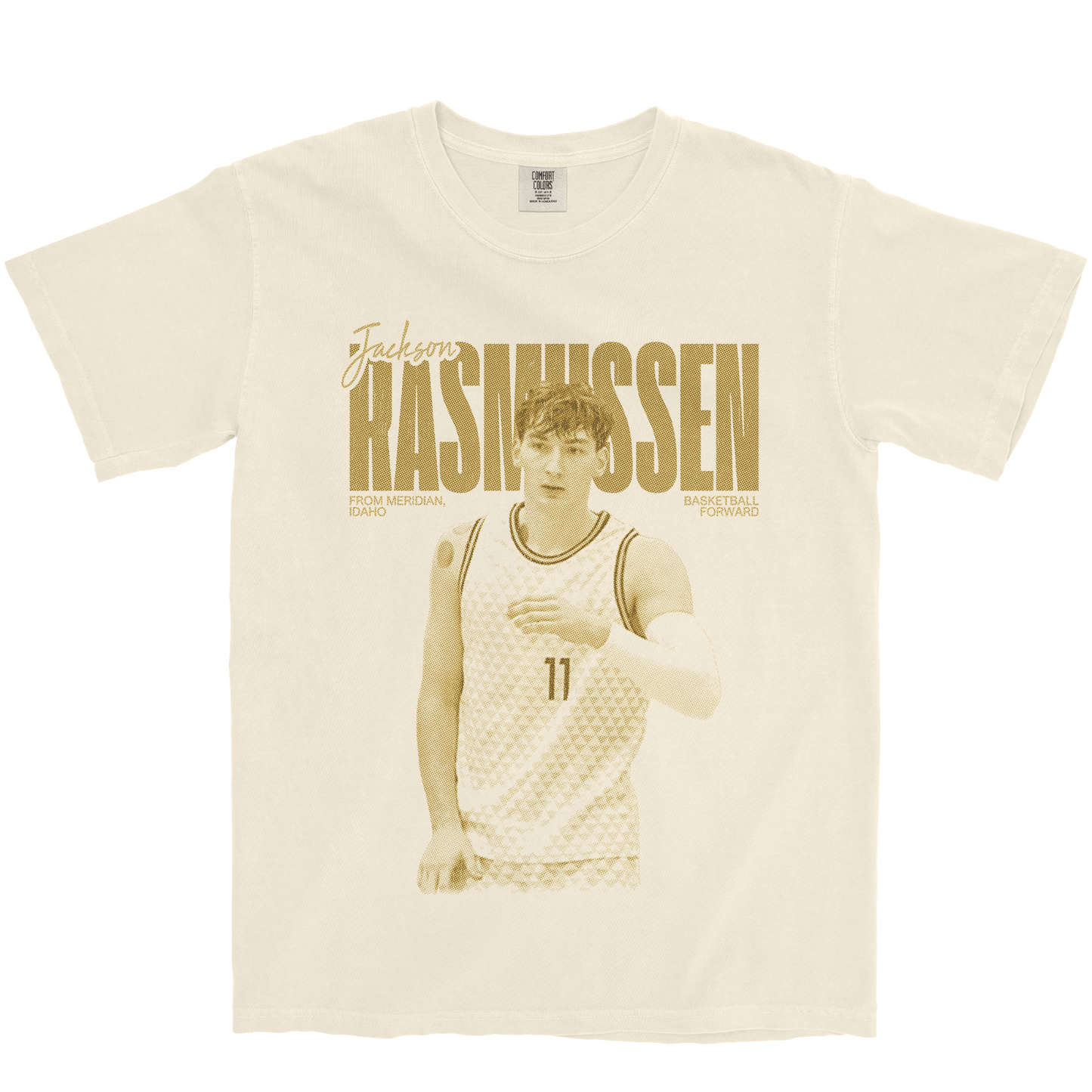 JACKSON RASMUSSEN VINTAGE IVORY TEE